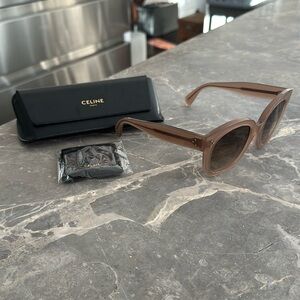 Celine Paris Sunglasses in like new condition - lovely tan colour for sale